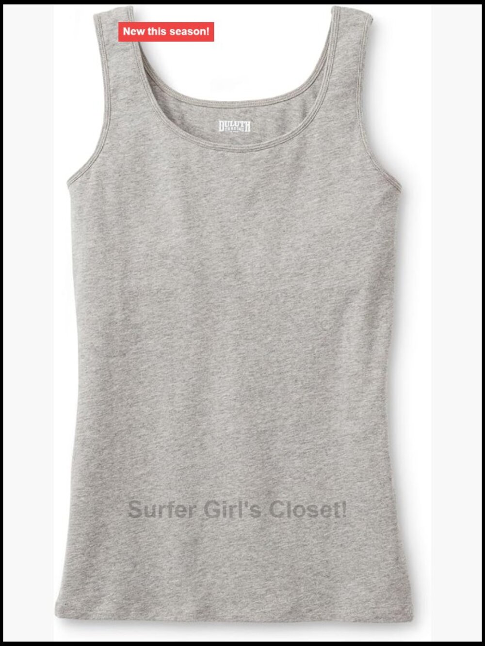 Women's Plus Size Cotton Spandex Tank Top with Built-in Shelf Bra, No-Yank,